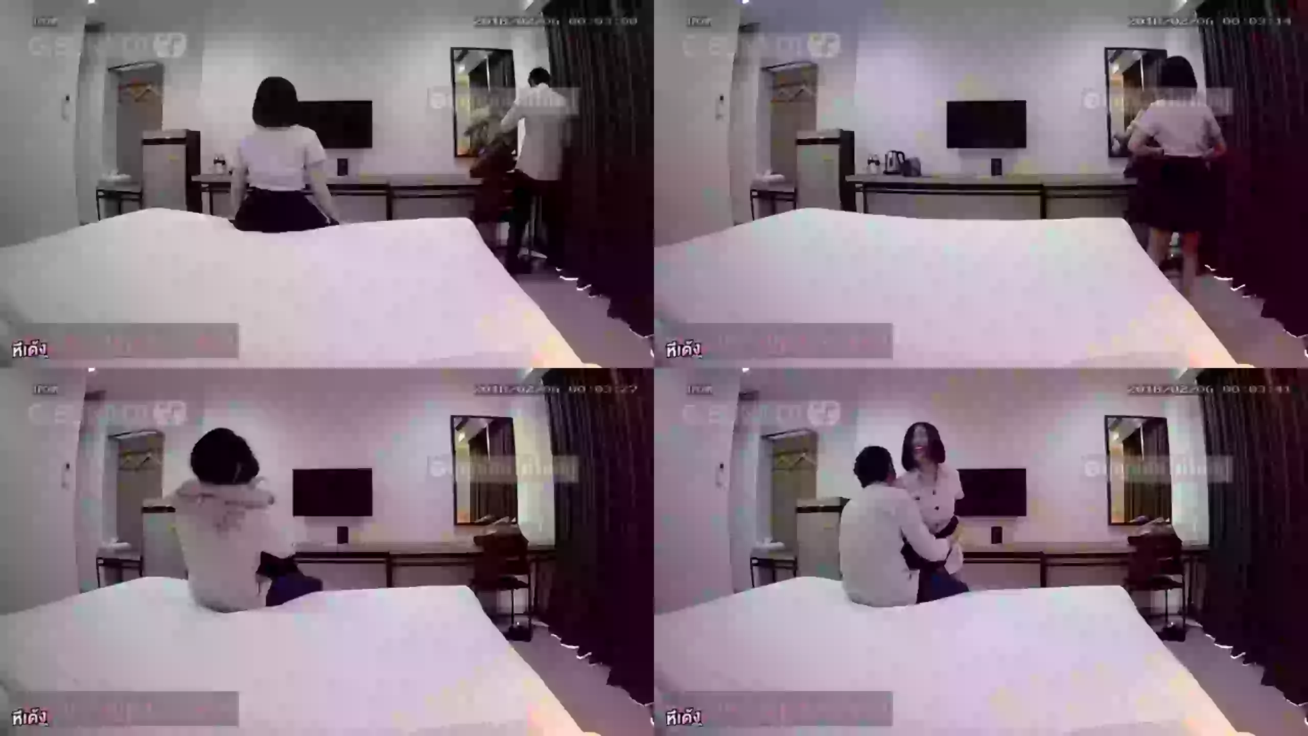 หลุดสาวนักศึกษา เปิดห้องเย็ดกันเจอซ่อนกล้อง นั่งกอดนัวกัน ก่อนขึ้นขย่มควย เย็ดคาชุด จับซอยหีกระแทกเงี่ยนๆ กระแทกหีจุกๆ ครางเสียวลั่น